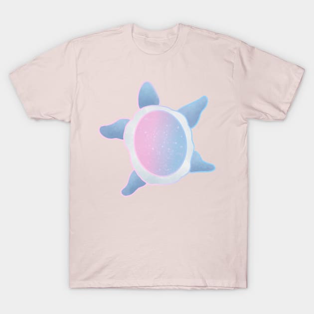 Pride Flag Space Turtle Transgender Flag T-Shirt by nhitori